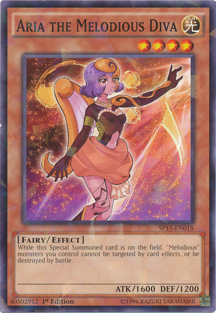 Aria la Diva Mélodieuse [SP15-FR018] Shatterfoil Rare