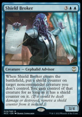 Courtier de bouclier (pack promo) [Promos Commander Rues de la Nouvelle Capenna]