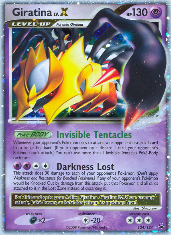 Giratina LV.X (124/127) [Platine : Set de Base]