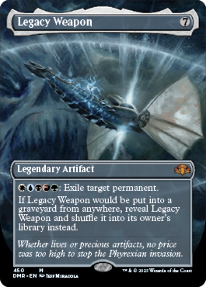 Arme de l'héritage (Art alternatif sans bordure) [Dominaria Remastered]