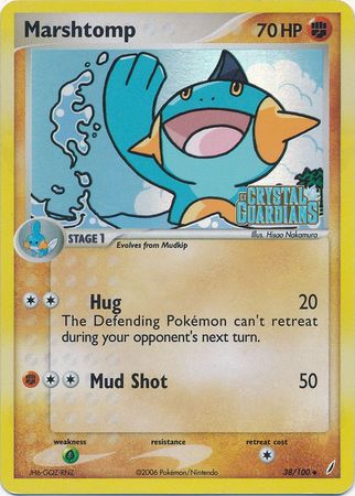 Marshtomp (38/100) (Sellado) [EX: Crystal Guardians]