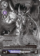DarknessBagramon [BT12-111] (Arte Alternativo - Blanco y Negro) [A Través del Tiempo]