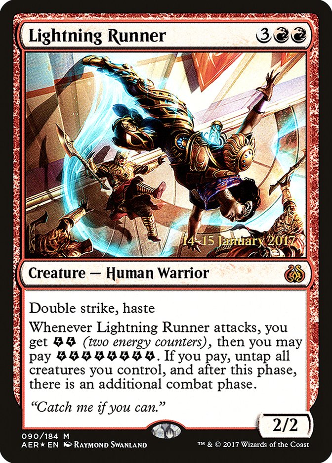 Coureur fulgurant [Prerelease d'Aether Revolt]