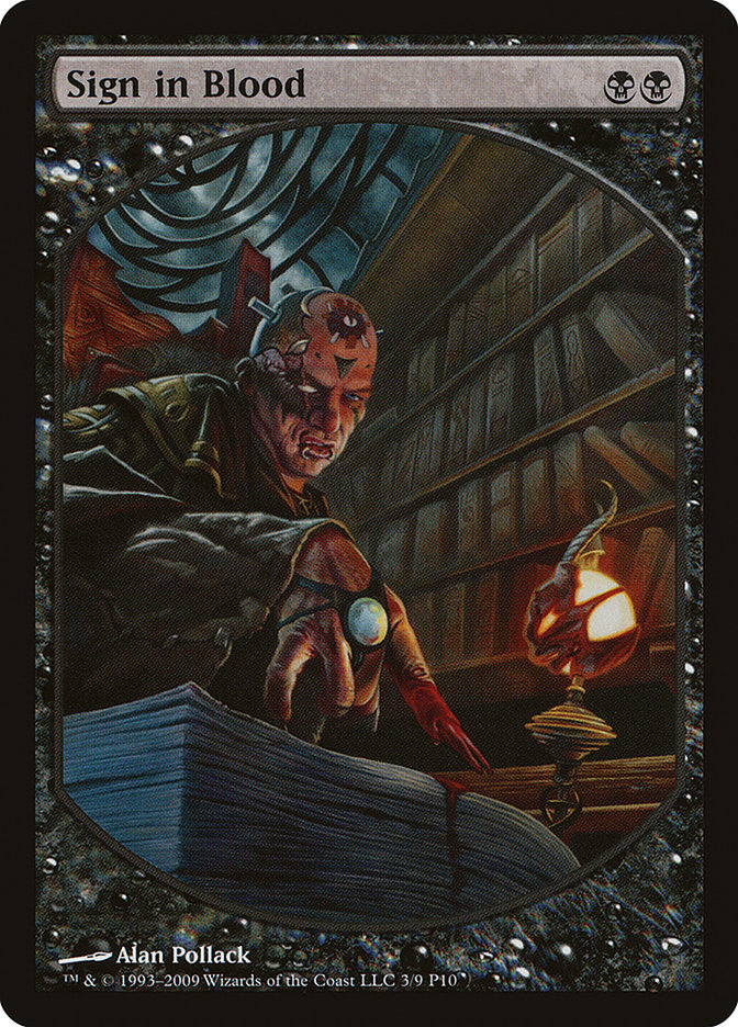 Firmar con sangre [Recompensas para jugadores de Magic 2010]