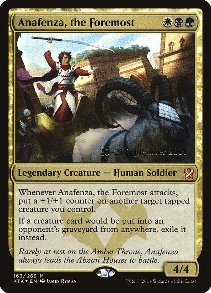 Anafenza, la Première [Khans de Tarkir Prerelease Promos]