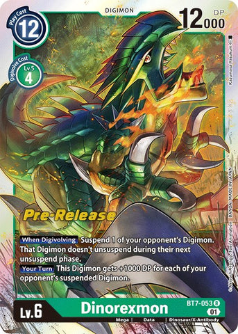 Dinorexmon [BT7-053] [Cartes d'avant-première Next Adventure]