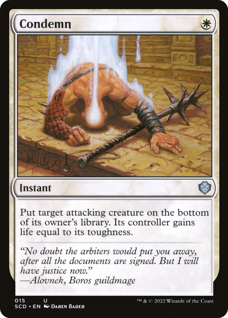 Condamner [Decks de Commandant de démarrage]