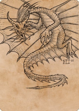 Carte illustrée Dragon d'or antique (44) [Commander Legends: Battle for Baldur's Gate Art Series]