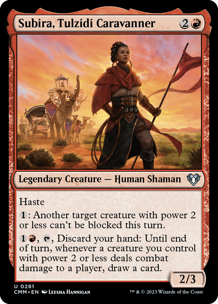 Subira, caravanière tulzidi [Commander Masters]