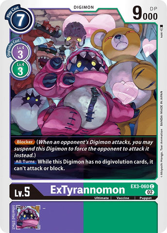 ExTyrannomon [EX3-060] [Rugido Dracónico]