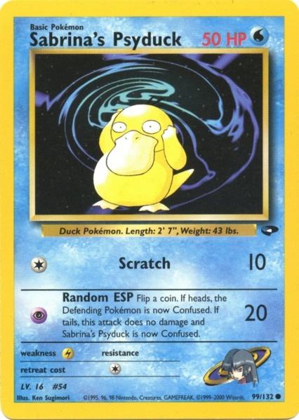 Psykokwak de Sabrina (99/132) [Défi des Gyms Unlimited]