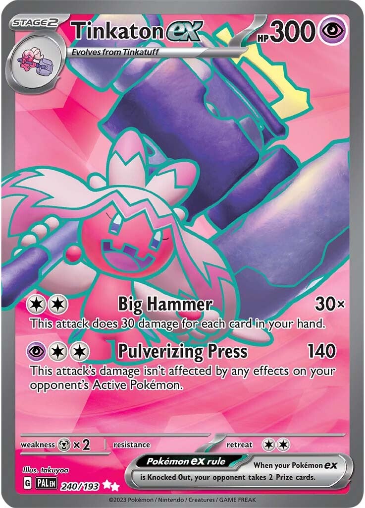 Tinkaton ex (240/193) [Escarlata y Púrpura: Evolución en Paldea]
