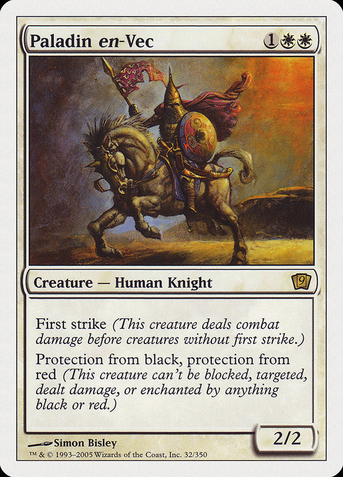Paladin en-Vec (9e édition) [Cartes géantes]
