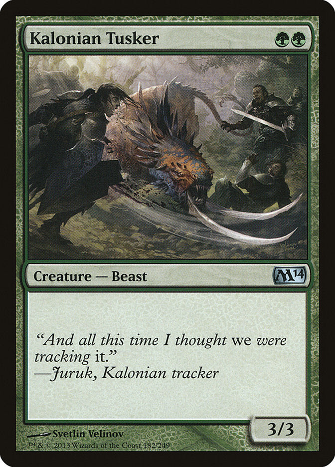 Tusker kalonien [Magic 2014]