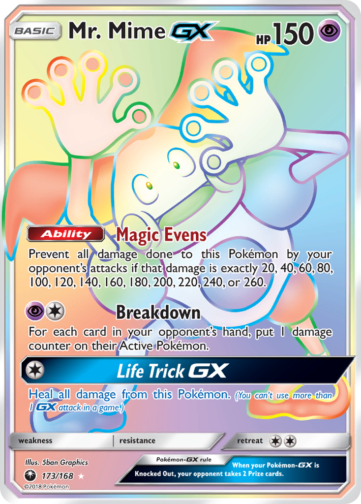 M. Mime GX (173/168) [Soleil et Lune : Tempête Céleste]