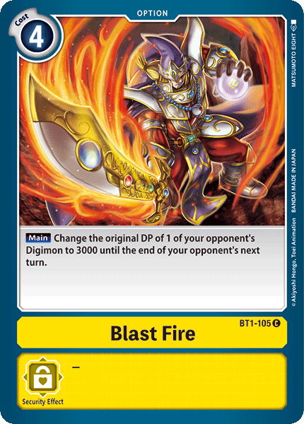 Impacto de Fuego [BT1-105] [Booster Especial de Lanzamiento Ver.1.0]