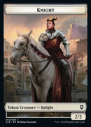 Ficha de Caballero [Commander Legends: Battle for Baldur's Gate Tokens]