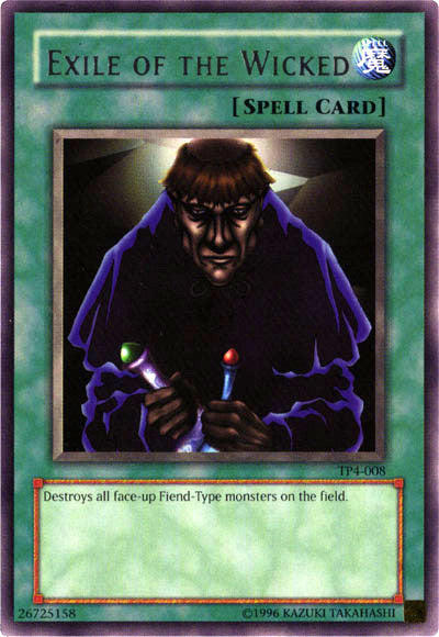 Exil des méchants [TP4-008] Rare