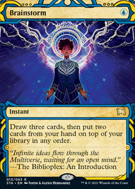 Tormenta de Ideas (Grabado Foil) [Strixhaven: Escuela de Magos Archivo Místico]