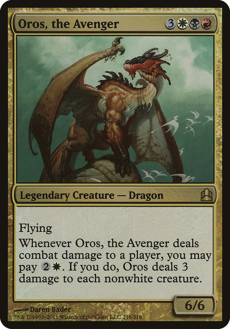 Oros, l'Avenger (Surdimensionné) [Commander 2011 Surdimensionné]