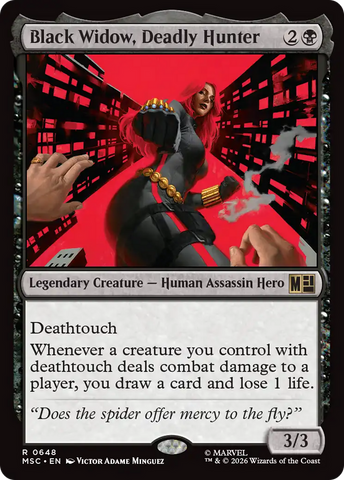 Black Widow, Cazadora Mortal [Marvel Super Heroes Commander]