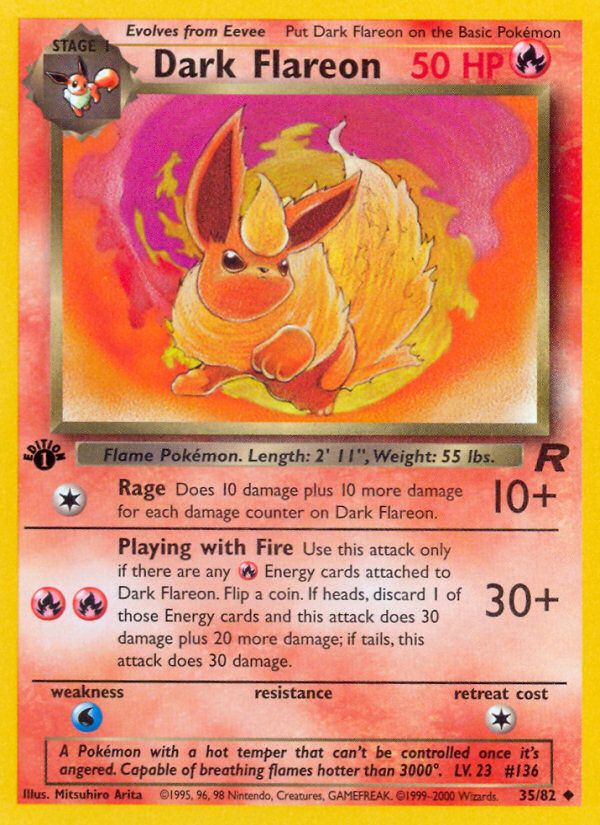 Pyroli obscur (35/82) [Team Rocket Édition 1]