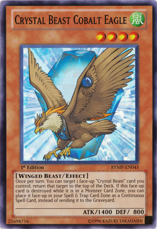 Bête Cristalline Aigle de Cobalt [RYMP-FR045] Super Rare