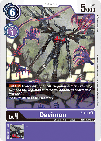 Devimon [ST6-08] [Mazo de Inicio: Violeta Venenoso]