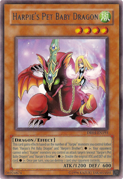 Bébé Dragon Ailé de Harpie [DR04-FR193] Rare