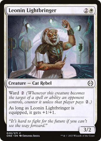 Leonina Portadora de Luz [Phyrexia: All Will Be One]