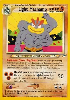Machamp Lumineux (25/105) [Néo Destinée Illimitée]