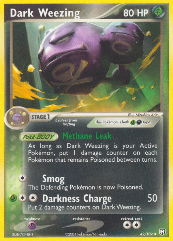 Weezing Oscuro (42/109) [EX: Team Rocket Returns]