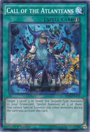La Llamada de los Atlantes [BP03-EN178] Rara Shatterfoil