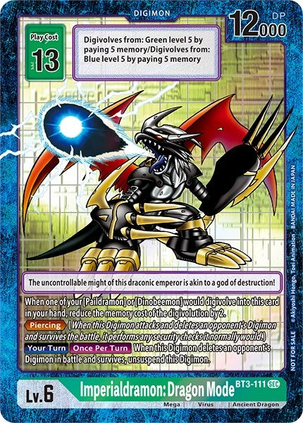 Imperialdramon Dragon Mode [BT3-111] [Cartas del Paquete de Revisión]