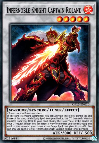 Chevalier Nobleflamme Capitaine Roland [OP15-FR010] Super Rare