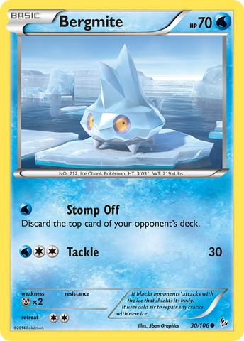 Bergmite (30/106) [XY: Destellos de Fuego]