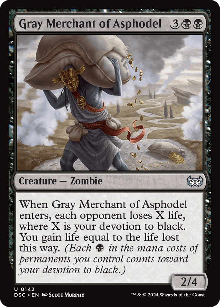 Comerciante Grís de Asfodel [Duskmourn: House of Horror Commander]