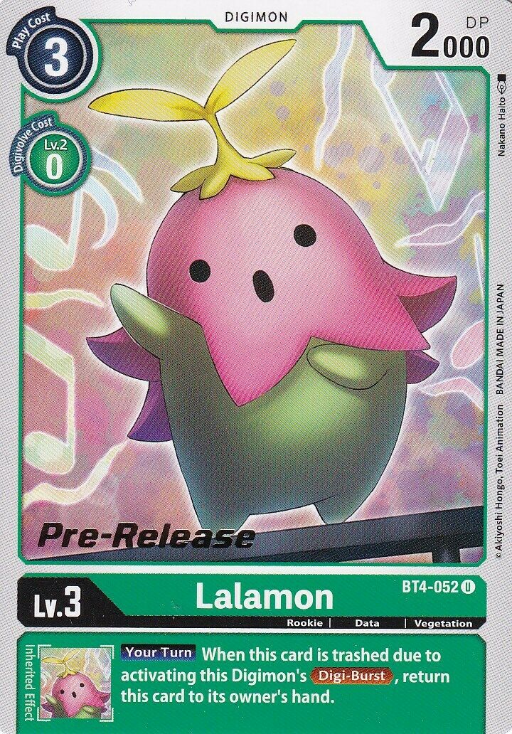 Lalamon [BT4-052] [Promos de Preranzamiento Great Legend]