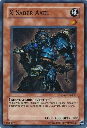 X-Saber Axel [HA01-FR010] Super Rare