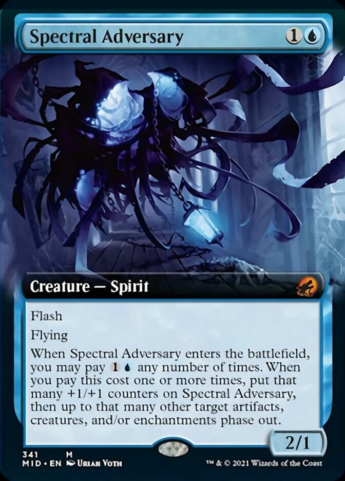 Adversaire spectral (Illustration étendue) [Innistrad: Chasse de minuit]