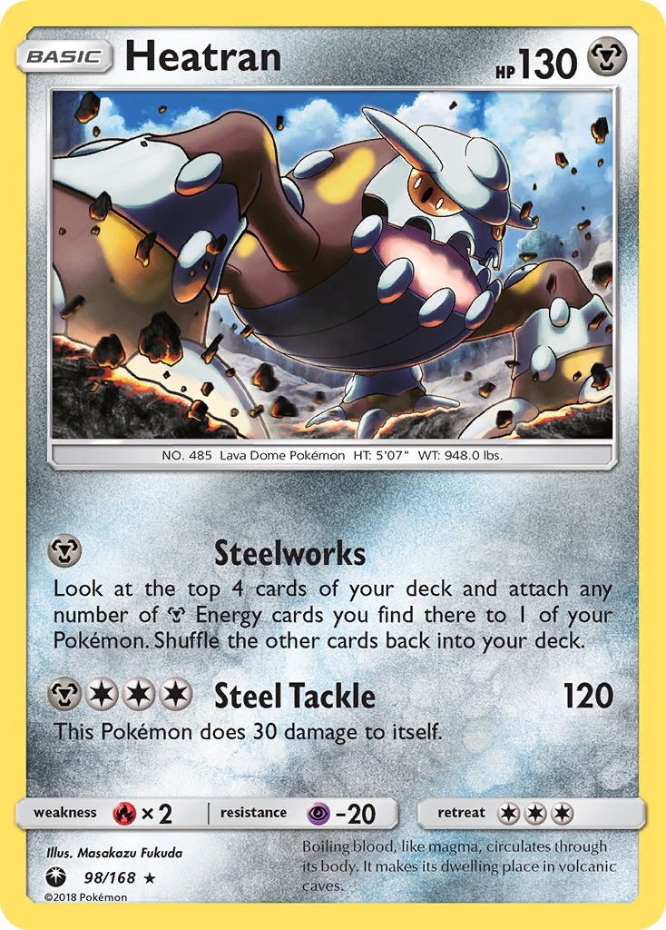 Heatran (98/168) [Soleil et Lune : Tempête Céleste]