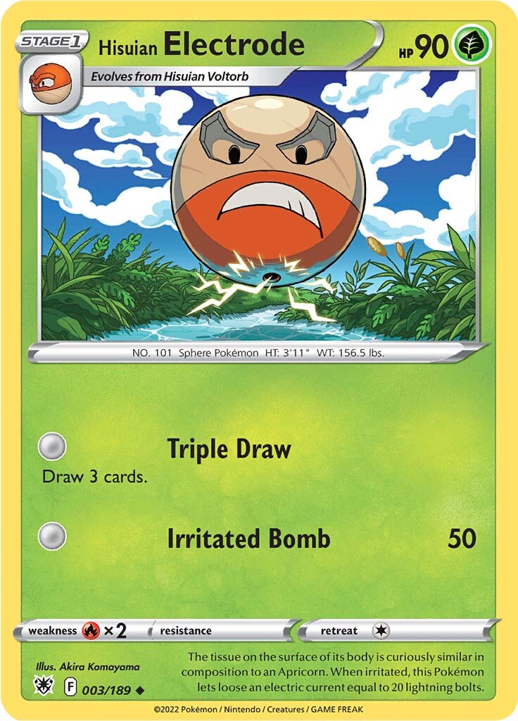 Electrode de Hisui (003/189) [Espada y Escudo: Resplandor Astral]