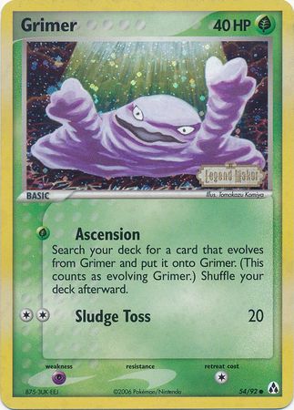 Grimer (54/92) (Sellado) [EX: Legend Maker]