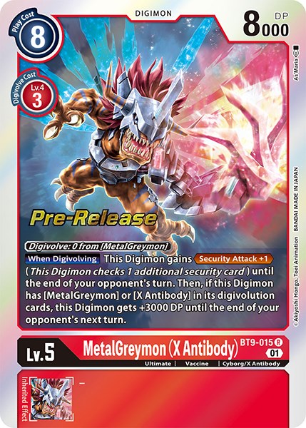 MetalGreymon (X Antibody) [BT9-015] [X Record Pre-release Promos]