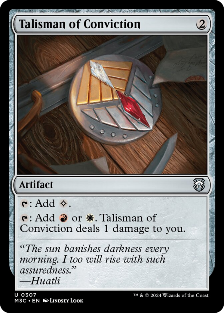 Talismán de convicción (lámina de ondas) [Commander de Horizontes Modernos 3]