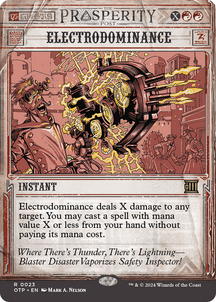 Électrodominance [Hors-la-loi de Croisetonnerre : Flash info]