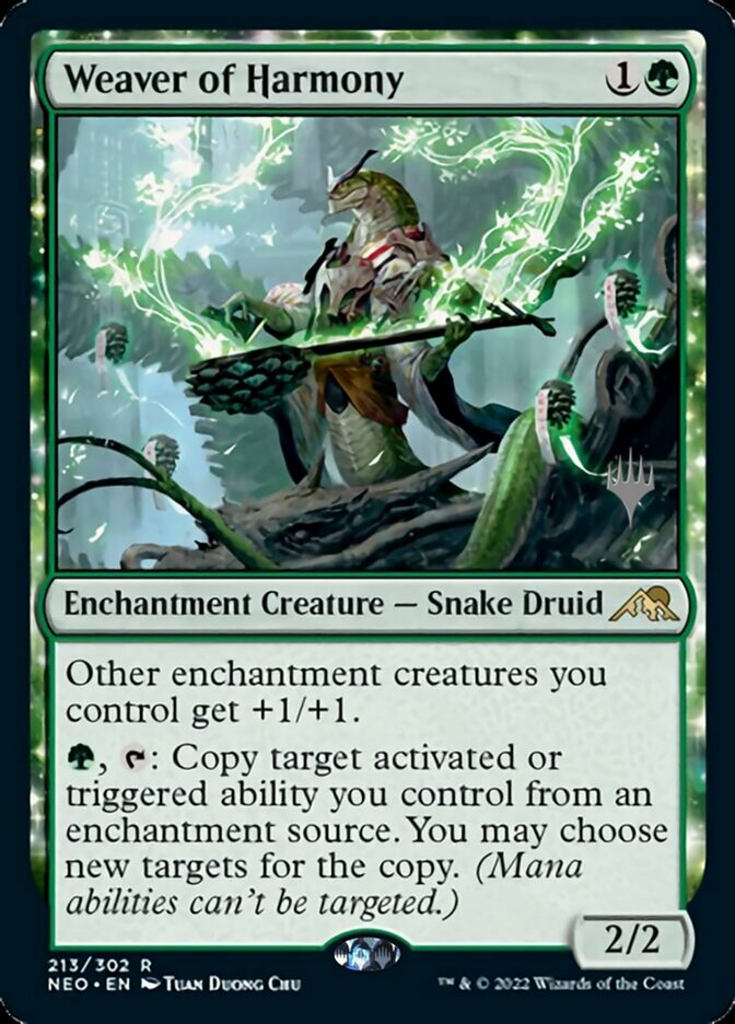 Tisserande d'harmonie (Pack promo) [Kamigawa: Dynastie Néon Promos]