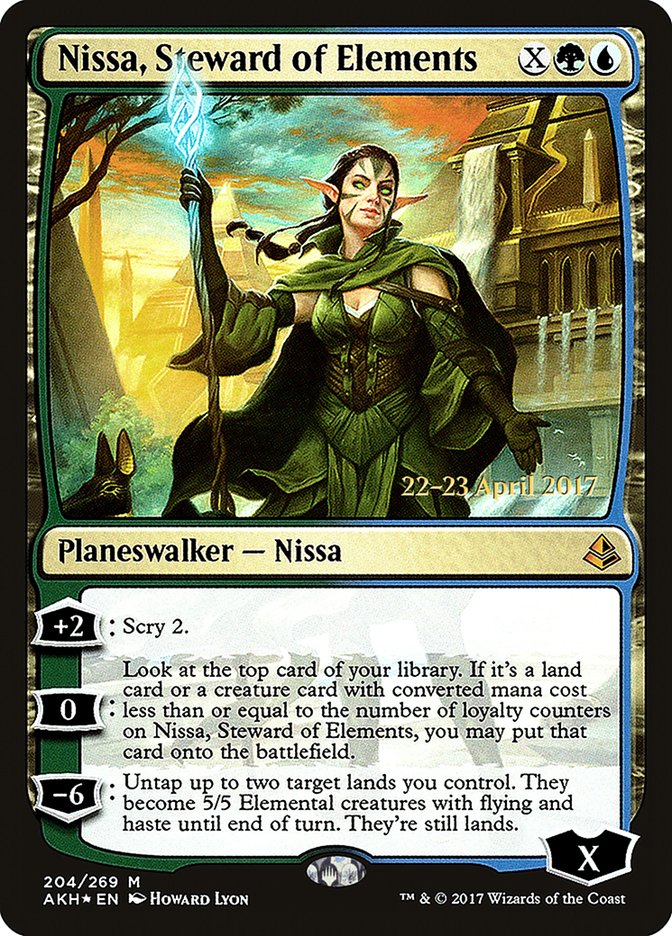 Nissa, intendante des éléments [Prerelease Promos Amonkhet]