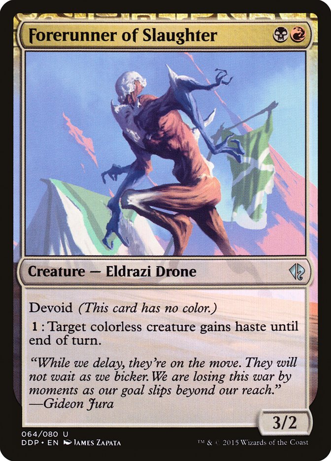 Précurseur du carnage [Duel Decks: Zendikar vs. Eldrazi]