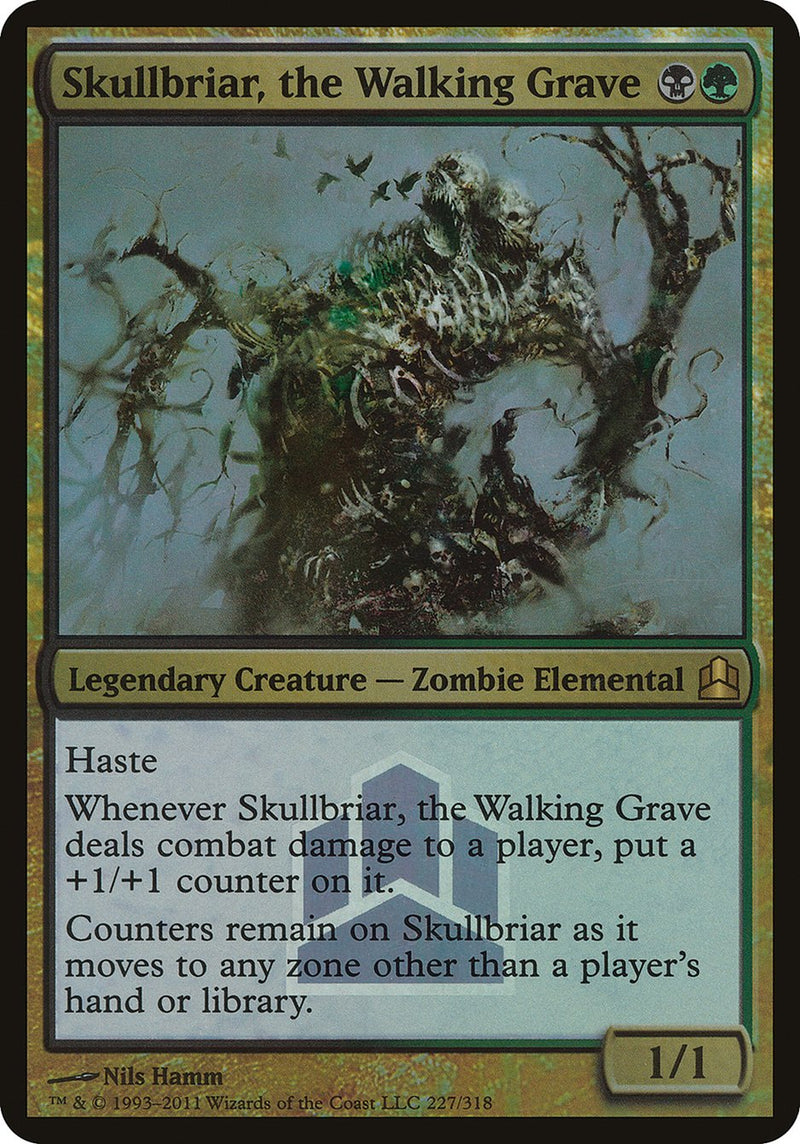 Skullbriar, la tumba andante (Lanzamiento) (Tamaño grande) [Commander 2011 de tamaño grande]